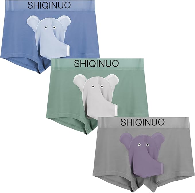🔥Last Day 49% OFF-🐘Fun Novelty Boxer Briefs with Elephant Trunk Design