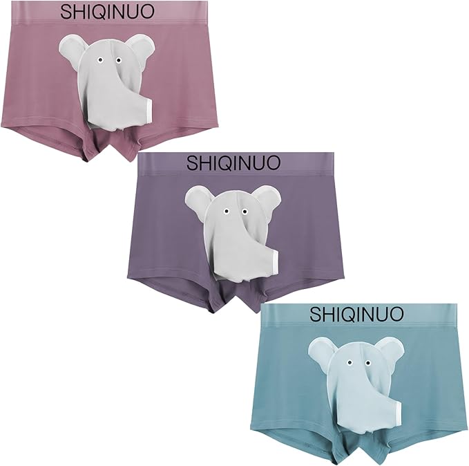 🔥Last Day 49% OFF-🐘Fun Novelty Boxer Briefs with Elephant Trunk Design