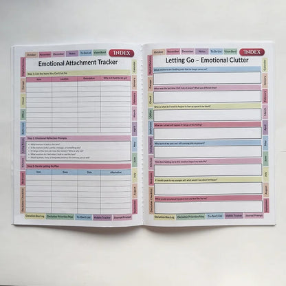 ✍️2026 Declutter Journal Workbook | Transform Your Home in 52 Weeks