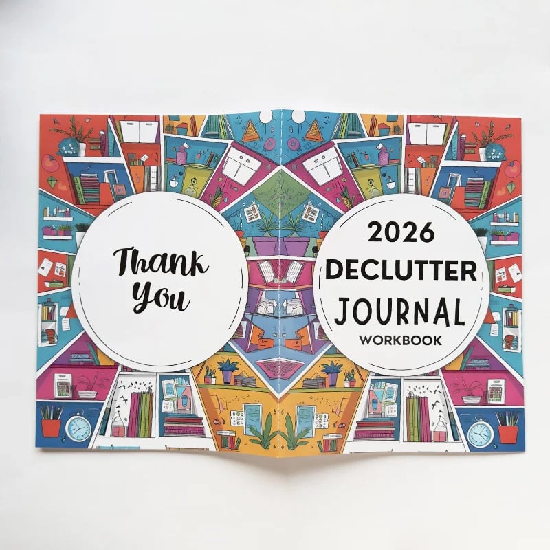 ✍️2026 Declutter Journal Workbook | Transform Your Home in 52 Weeks