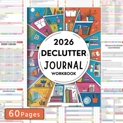 ✍️2026 Declutter Journal Workbook | Transform Your Home in 52 Weeks