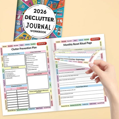 ✍️2026 Declutter Journal Workbook | Transform Your Home in 52 Weeks