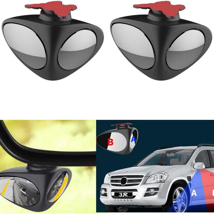 Last Day 49% OFF🔥2-in-1 Car Blind Spot Mirror – Wide Angle Convex Auxiliary Mirror(1 Pair)