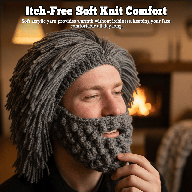Last Day 49% OFF🔥Thermal Knit Beard Hat