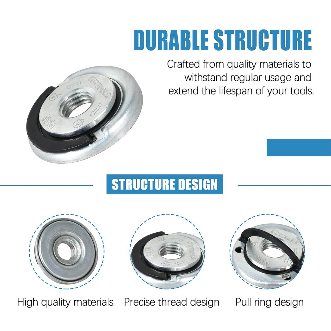 Last Day 49% OFF🔥Angle Grinding Tool Flange Nut🔧