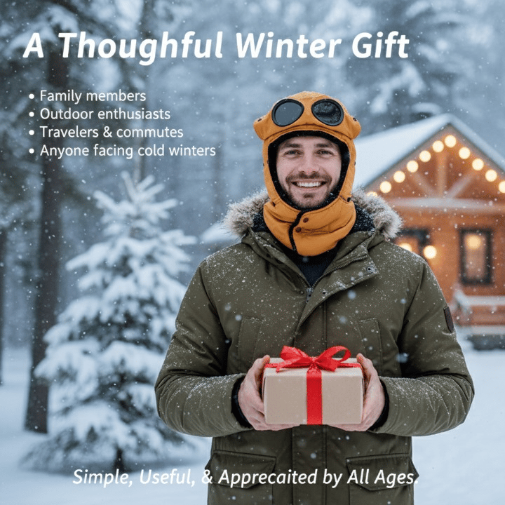 🔥Last Day 49% OFF🎁Winter 4 in 1 Windproof Warm Hat Detachable Mask Neckband