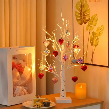 Valentine's Day Special 49% OFF🔥Romantic Heart-Shaped Birch Tree Lamp