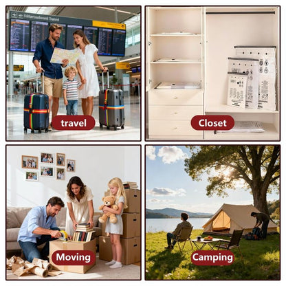 🔥 LAST DAY 49% OFF-Cordless Travel Vacuum Storage Compression Bag Set