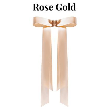 🎀 The "Instant Elegant": Magnetic Snap-On Bow Hair Clip