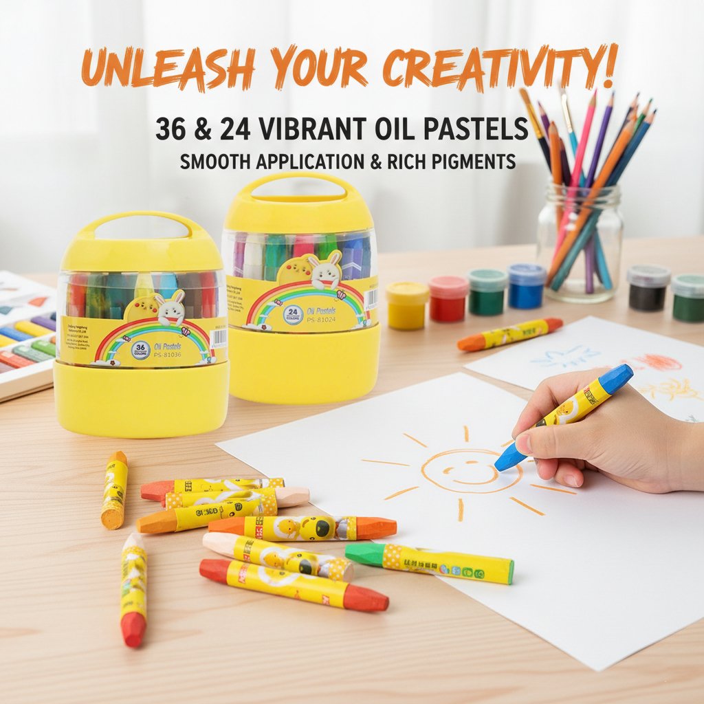 Jumbo Silky Crayons for Toddlers Easy Grip Crayons