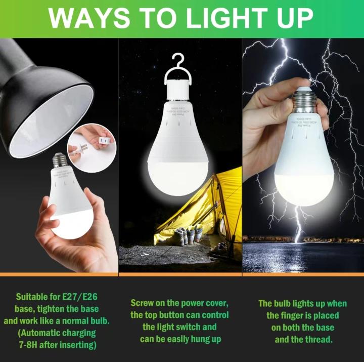 🔥 LAST DAY 49% OFF-Rechargeable Emergency Light Bulbs 💡