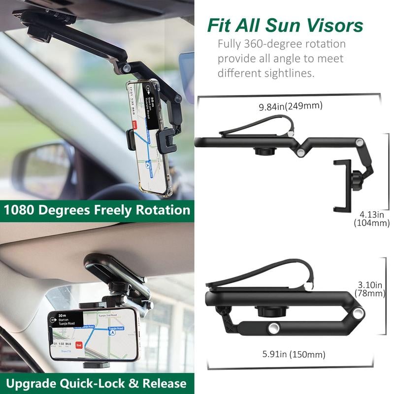 🔥2026 New Arrival👍🏻1080° Multifunction Holder Car Phone Holder