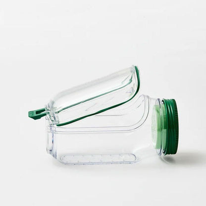 Leak-Proof Salad Jar with Built-In Dressing Bowl