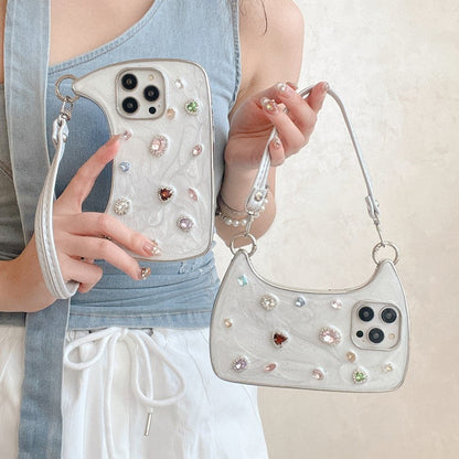 🔥Last Day 49% OFF -📱Ethereal Gemstone Aura Handbag iPhone Case💖