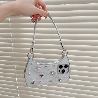 🔥Last Day 49% OFF -📱Ethereal Gemstone Aura Handbag iPhone Case💖