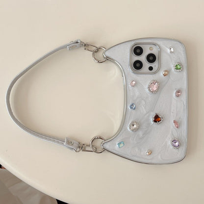 🔥Last Day 49% OFF -📱Ethereal Gemstone Aura Handbag iPhone Case💖