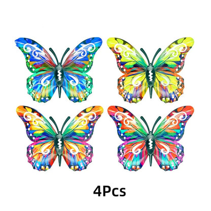 Mother's Day Sale 49% OFF🦋A complete set! 4Pcs Butterfly Metal Wall Decor🤩