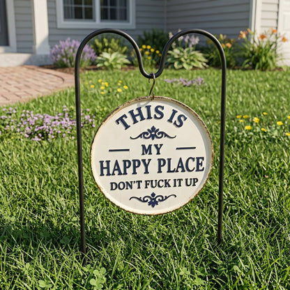 ⚡Last Day 49% OFF-Welcome to My Happy Place Metal Wall Sign