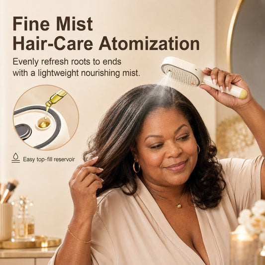 2026 Upgraded 3-in-1 Scalp Spa Mist Brush