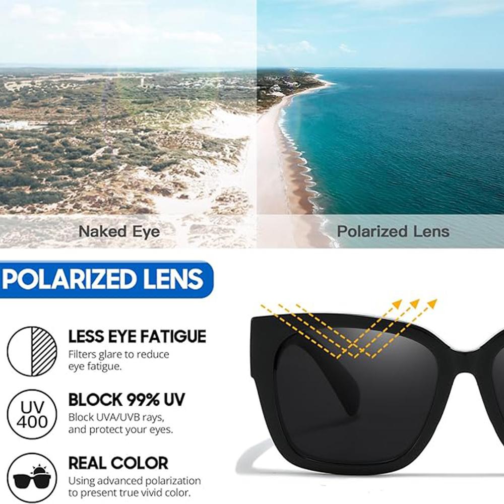 🕶️Oversized Fit-Over Sunglasses for Men & Women | UV400 Protection