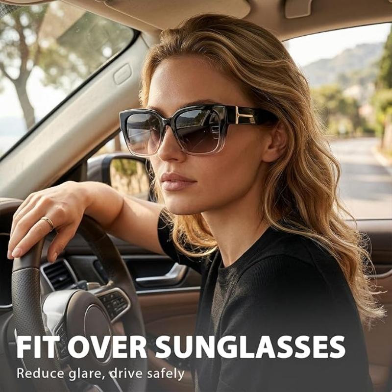 🕶️Oversized Fit-Over Sunglasses for Men & Women | UV400 Protection