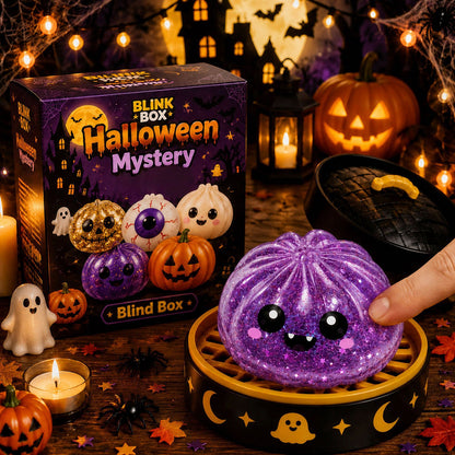 🎃 Halloween Squishy Squeeze Toy – 5 Styles Soft Pumpkin & Eyeball Fidget Toys