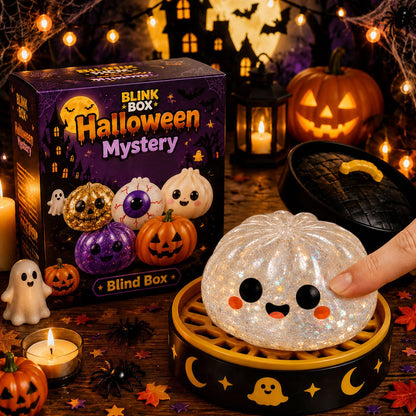 🎃 Halloween Squishy Squeeze Toy – 5 Styles Soft Pumpkin & Eyeball Fidget Toys