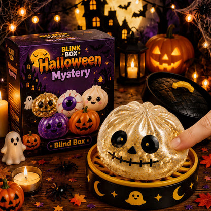 🎃 Halloween Squishy Squeeze Toy – 5 Styles Soft Pumpkin & Eyeball Fidget Toys