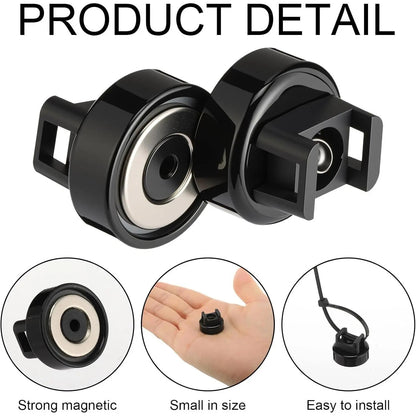 Heavy-Duty Magnetic Cable Tie Mounts – 22mm Strong Magnetic Wire Organizers