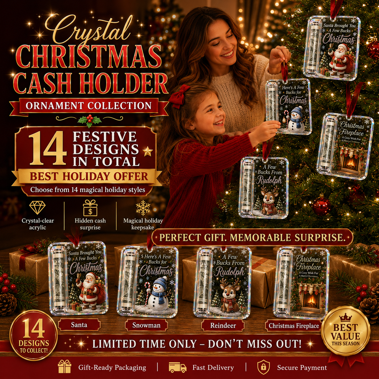 🔥Early Christmas Special 50% OFF - 🎄Christmas Cash Gift Ornament- 🎁Buy 2 Get 1 FREE — Add Any 3 Pcs To Cart🎉