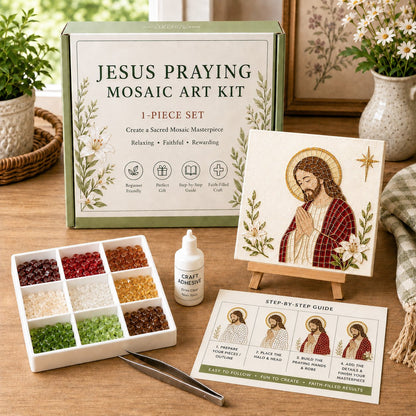 💥Nativity Sea Glass Art Kit – Beginner-Friendly ✨🎁Buy 2 Get 1 FREE — Add Any 3 Pcs To Cart🎉