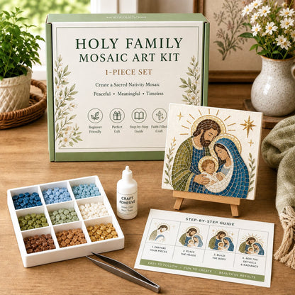 💥Nativity Sea Glass Art Kit – Beginner-Friendly ✨🎁Buy 2 Get 1 FREE — Add Any 3 Pcs To Cart🎉