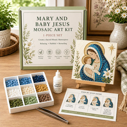 💥Nativity Sea Glass Art Kit – Beginner-Friendly ✨🎁Buy 2 Get 1 FREE — Add Any 3 Pcs To Cart🎉