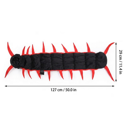 😼🕷Halloween Cat Centipede Costume, Funny Pet Role Play Outfit with Adjustable Shoulder Straps