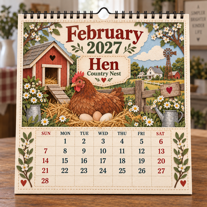 🐄 2027 Farm Animals & Country Life Wall Calendar🎁Buy 2 Get 1 FREE — Add Any 3 Pcs To Cart🎉