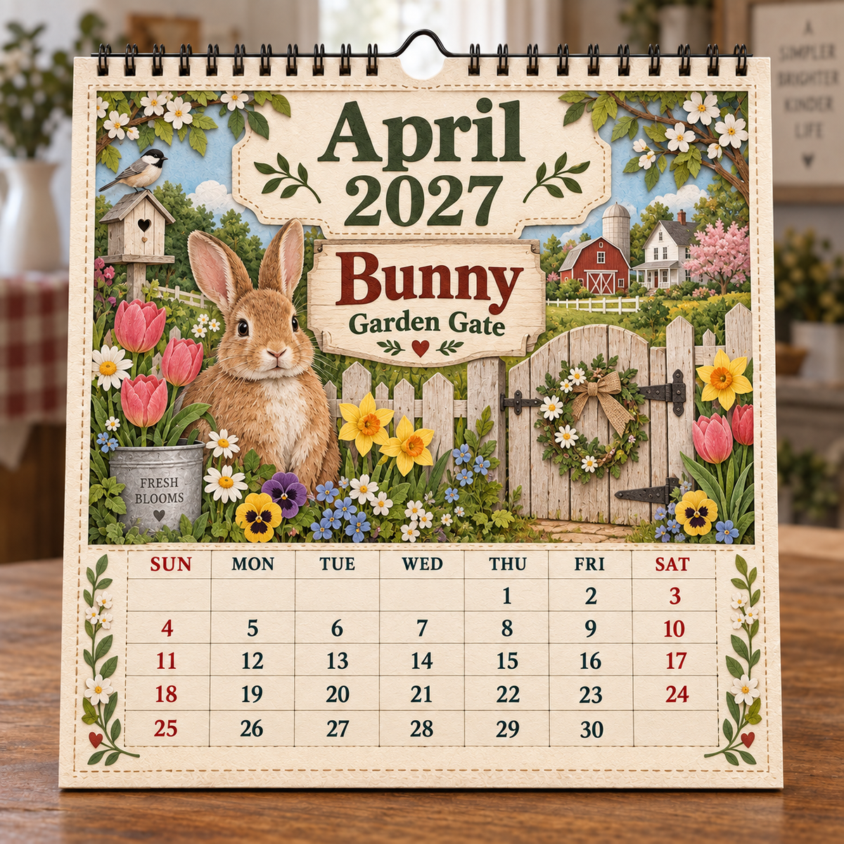 🐄 2027 Farm Animals & Country Life Wall Calendar🎁Buy 2 Get 1 FREE — Add Any 3 Pcs To Cart🎉
