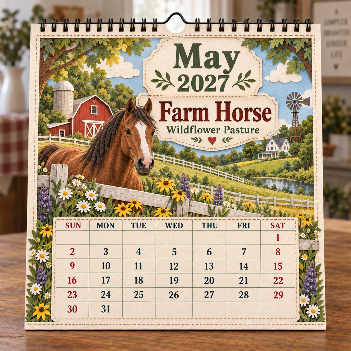 🐄 2027 Farm Animals & Country Life Wall Calendar🎁Buy 2 Get 1 FREE — Add Any 3 Pcs To Cart🎉