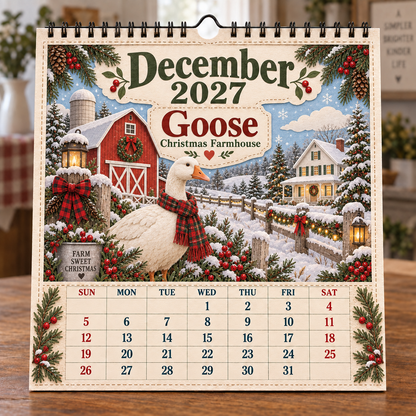 🐄 2027 Farm Animals & Country Life Wall Calendar🎁Buy 2 Get 1 FREE — Add Any 3 Pcs To Cart🎉