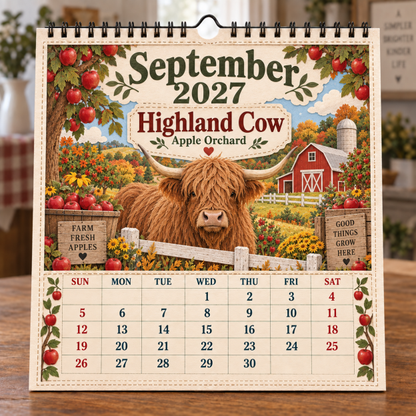 🐄 2027 Farm Animals & Country Life Wall Calendar🎁Buy 2 Get 1 FREE — Add Any 3 Pcs To Cart🎉