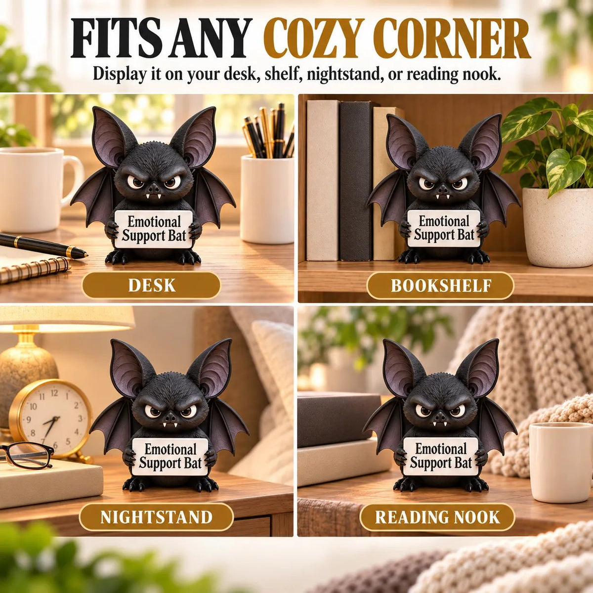 🦇 Tiny Bat. Big Emotional Support.🎁Buy 2 Get 1 FREE — Add Any 3 Pcs To Cart🎉
