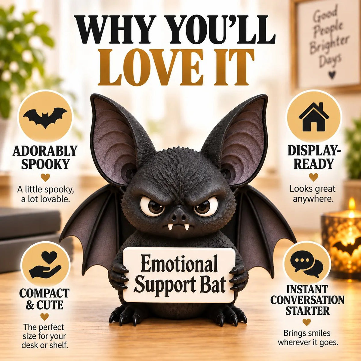 🦇 Tiny Bat. Big Emotional Support.🎁Buy 2 Get 1 FREE — Add Any 3 Pcs To Cart🎉