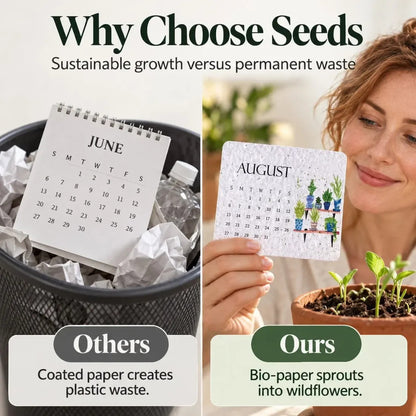 ✨🏆Early Holiday Sale 49% OFF🌱Eco-Friendly Plantable “Timeless” Seed Calendar 2027