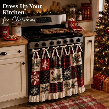 🎄 Christmas Tie-On Pocket Curtain Collection🎁Buy 2 Get 1 FREE — Add Any 3 Pcs To Cart🎉