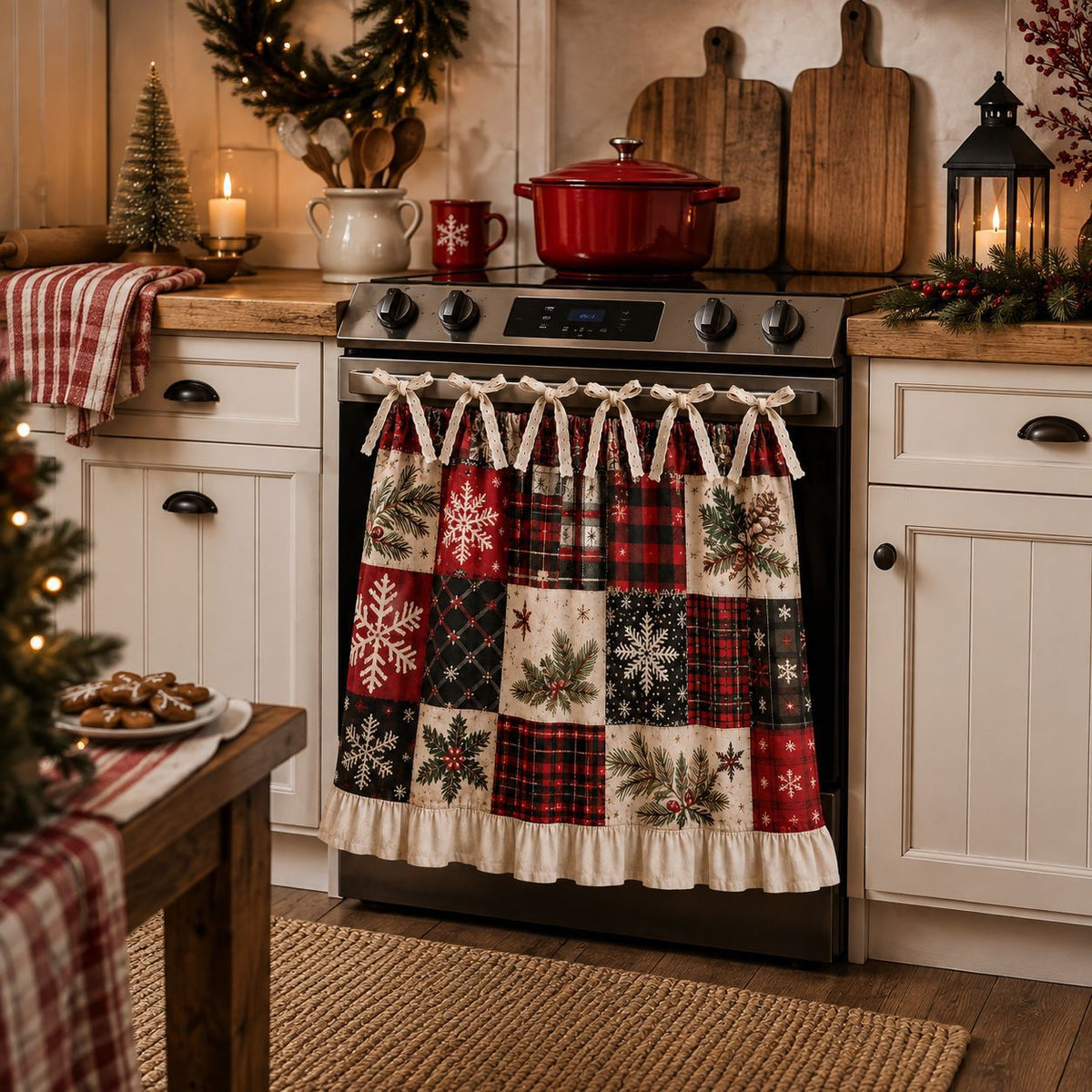 🎄 Christmas Tie-On Pocket Curtain Collection🎁Buy 2 Get 1 FREE — Add Any 3 Pcs To Cart🎉