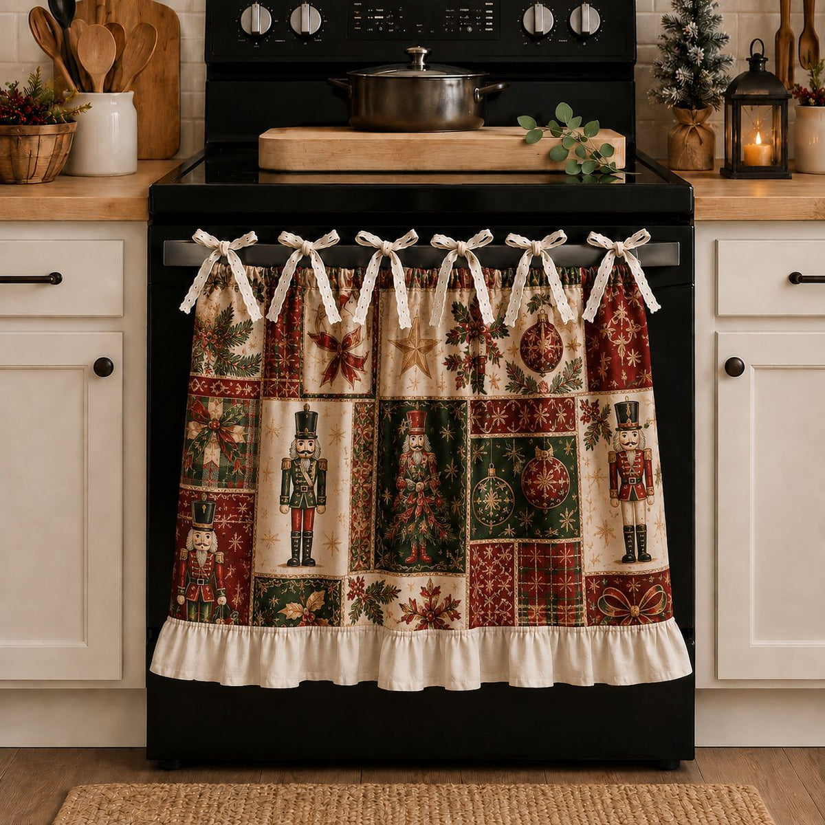 🎄 Christmas Tie-On Pocket Curtain Collection🎁Buy 2 Get 1 FREE — Add Any 3 Pcs To Cart🎉