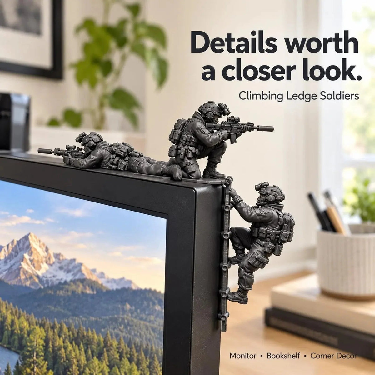 🪖 Climbing Special Ops Soldiers – Tactical Desk Decor⚡️Buy 2 Save 10%