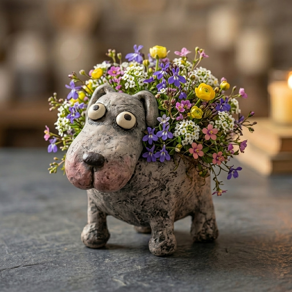 🏆Limited Time 49% OFF-Handmade Funny Cute Animal Planter Collection