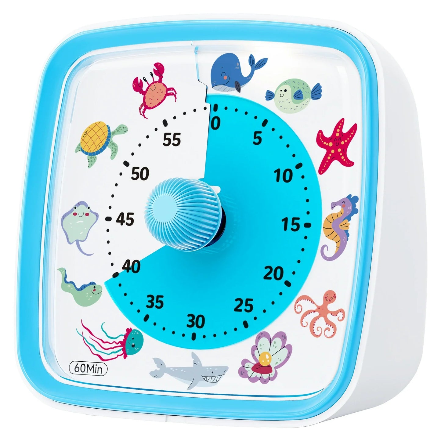 60-Minute Visual Timer with Night Light – Silent Rainbow Countdown Timer for Kids & Adults