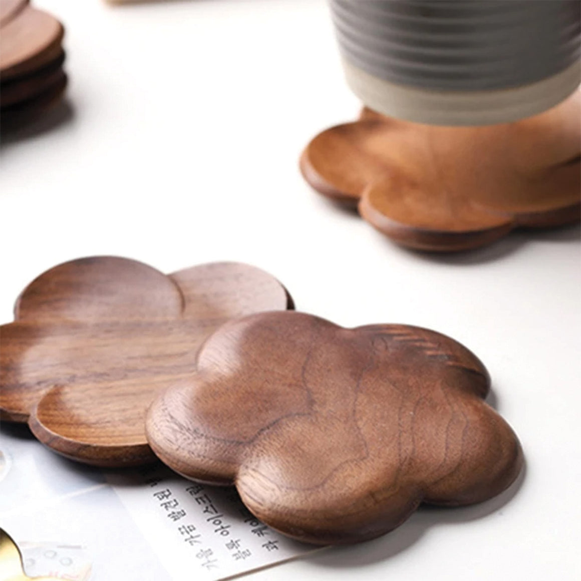 Ensemble de sous-verres Walnut Bloom