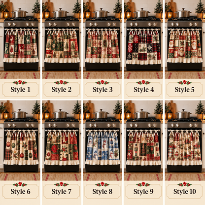 🎄 Christmas Tie-On Pocket Curtain Collection🎁Buy 2 Get 1 FREE — Add Any 3 Pcs To Cart🎉
